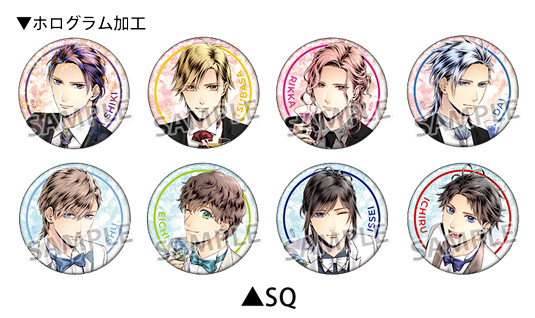 ALIVE&SQ 10周年記念ツキプロフェアinアニメイトキャラバッジコレクションSQ
