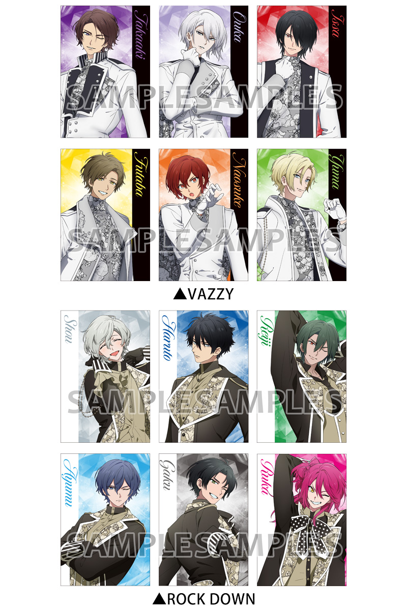 ALIVE&SQ 10周年記念ツキプロフェアinアニメイトポストカードセットVAZZY・ROCK DOWN
