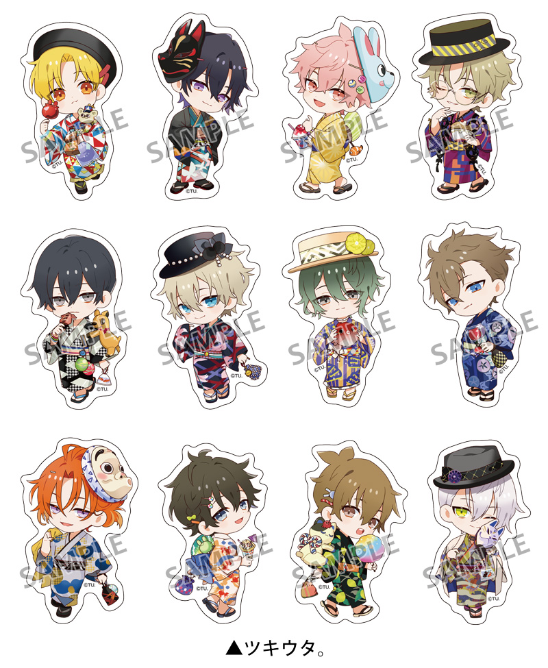 ALIVE&SQ 10周年記念ツキプロフェアinアニメイトダイカットステッカーツキウタ。