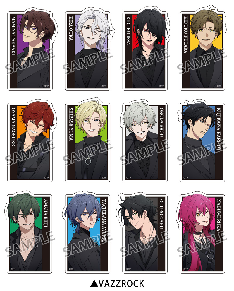ALIVE&SQ 10周年記念ツキプロフェアinアニメイトダイカットステッカーVAZZROCK